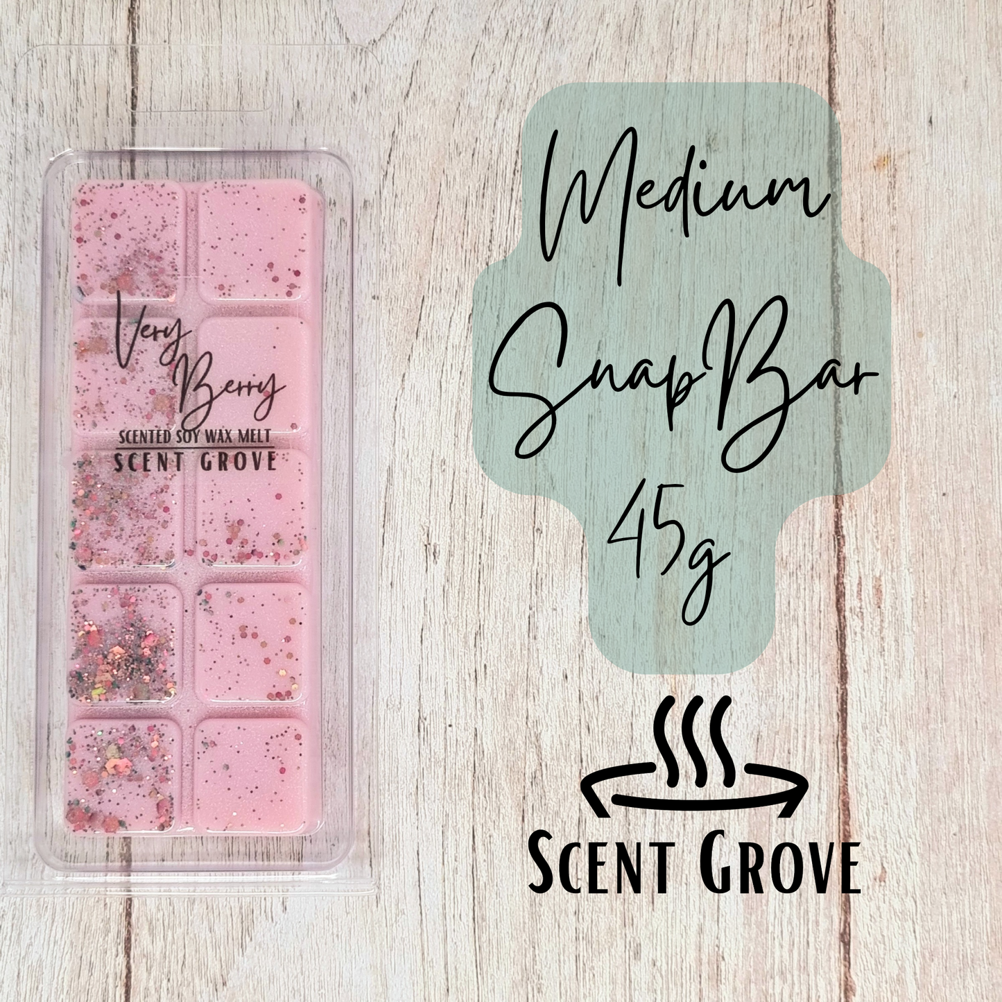 Very Berry scented soy wax melt