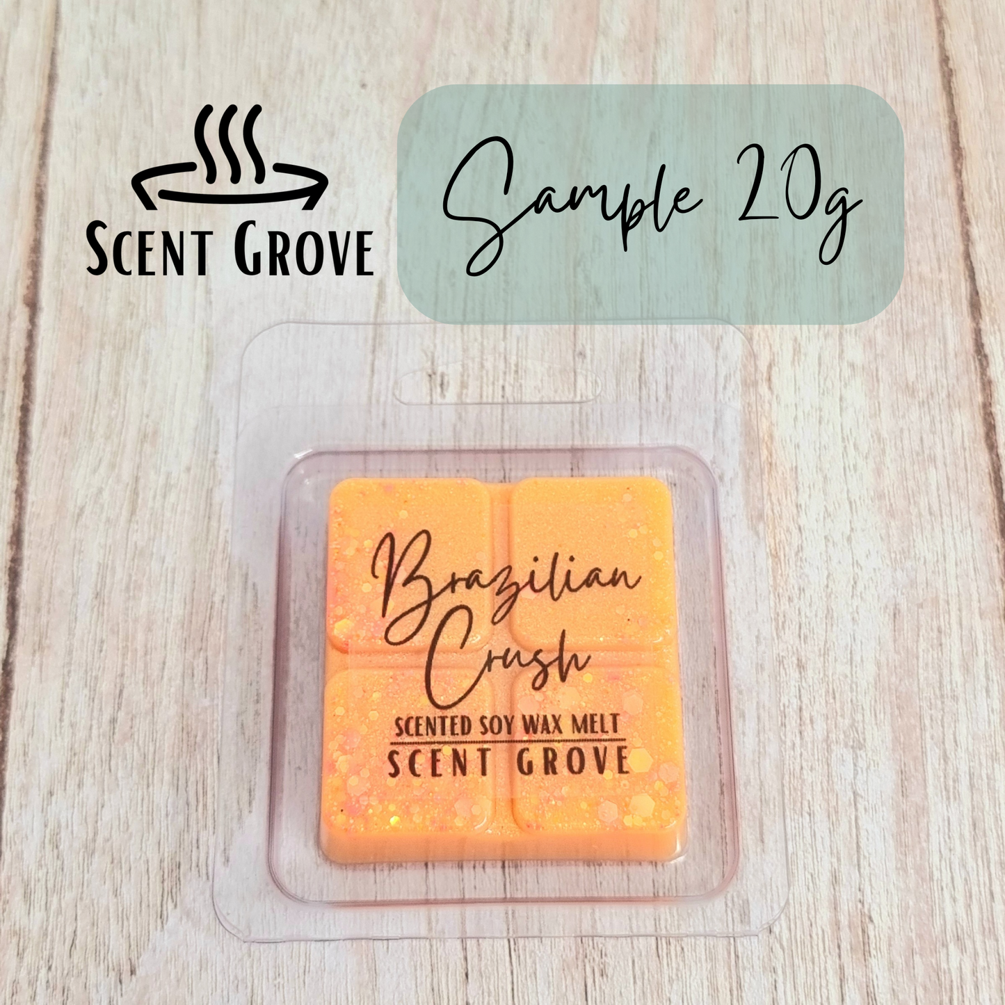 Brazilian Crush scented soy wax melt
