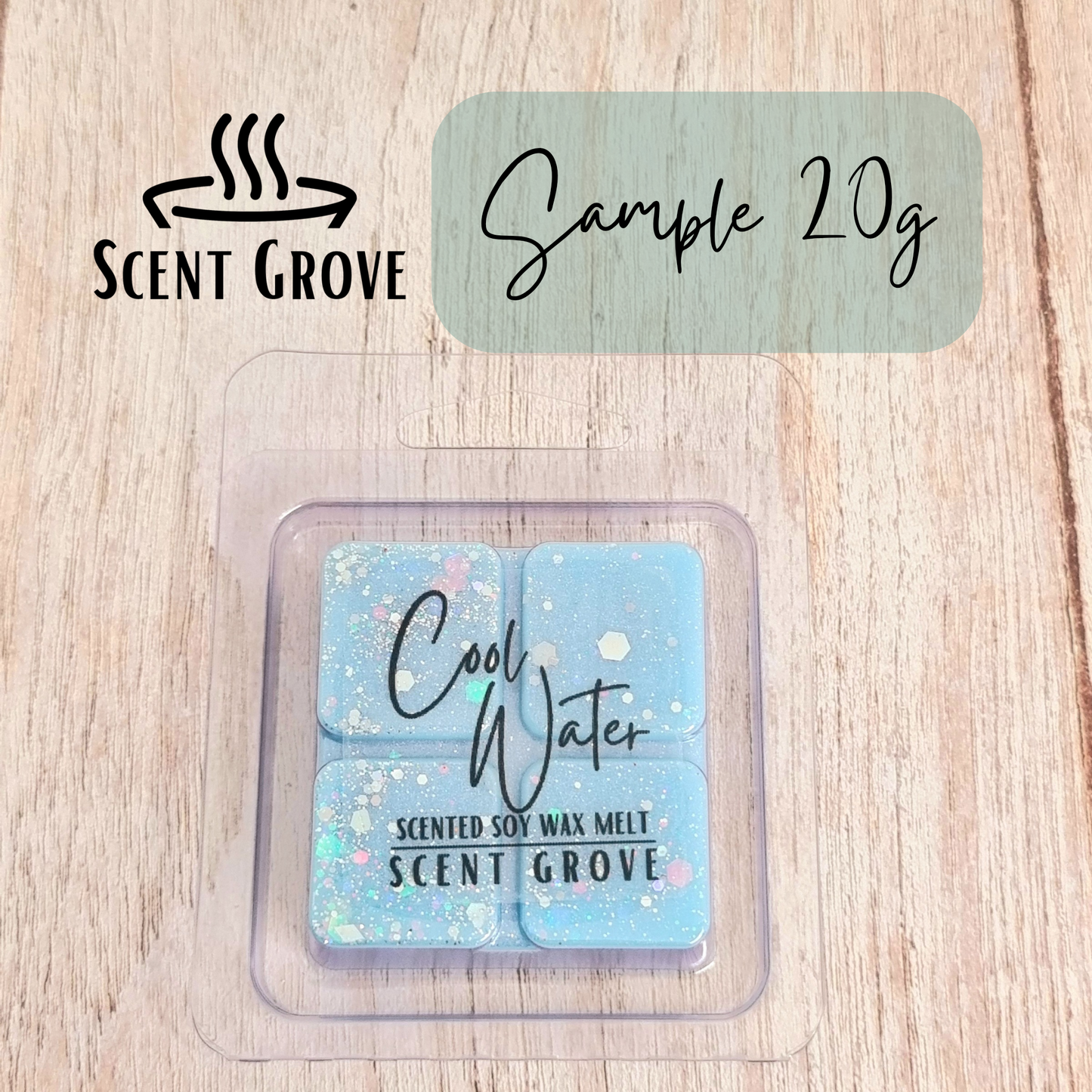 Cool Water inspired soy wax melt