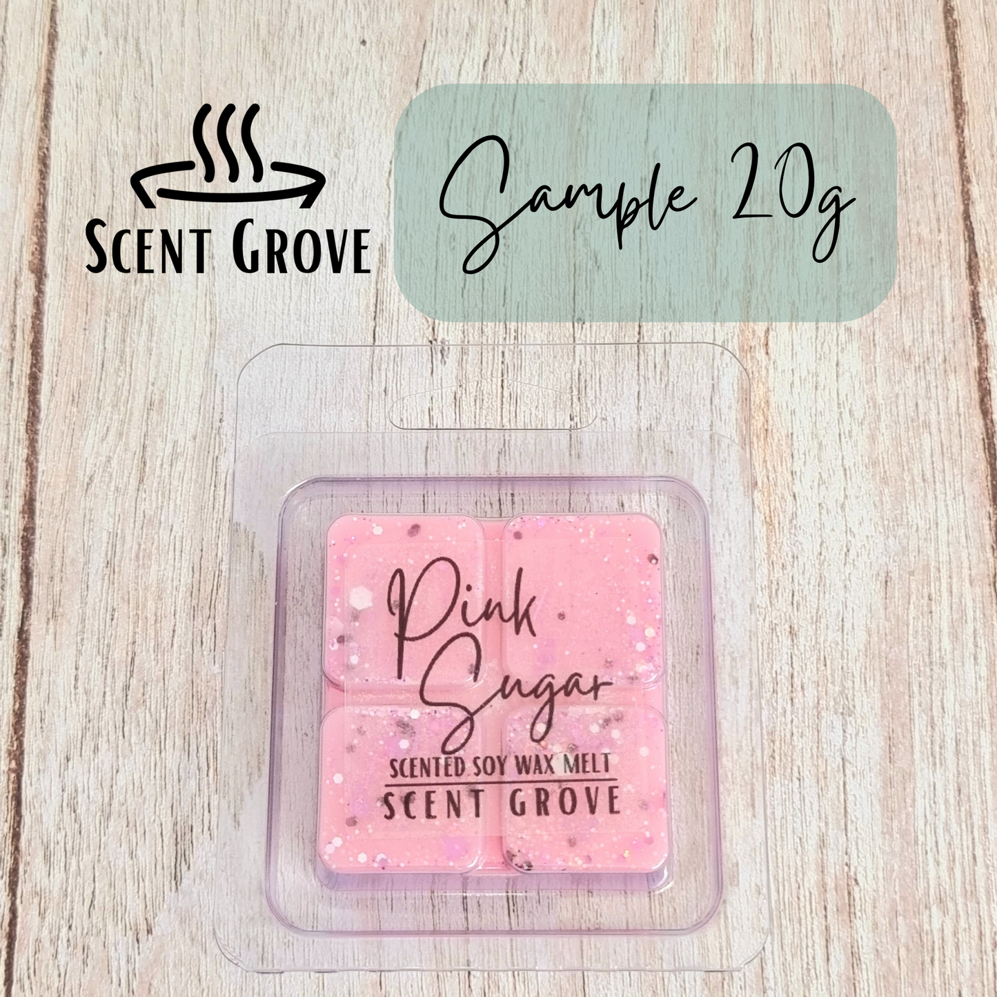 Pink Sugar scented soy wax melt