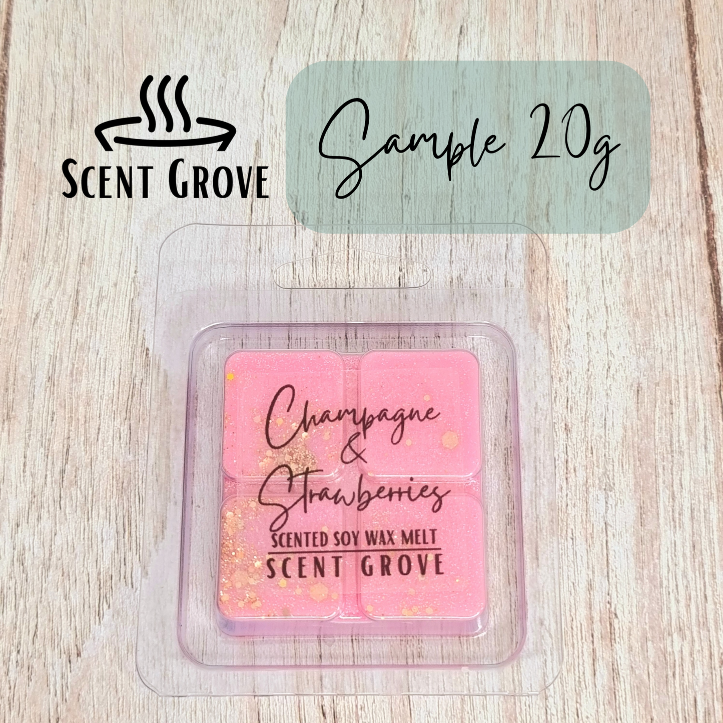 Champagne & Strawberries soy wax melt
