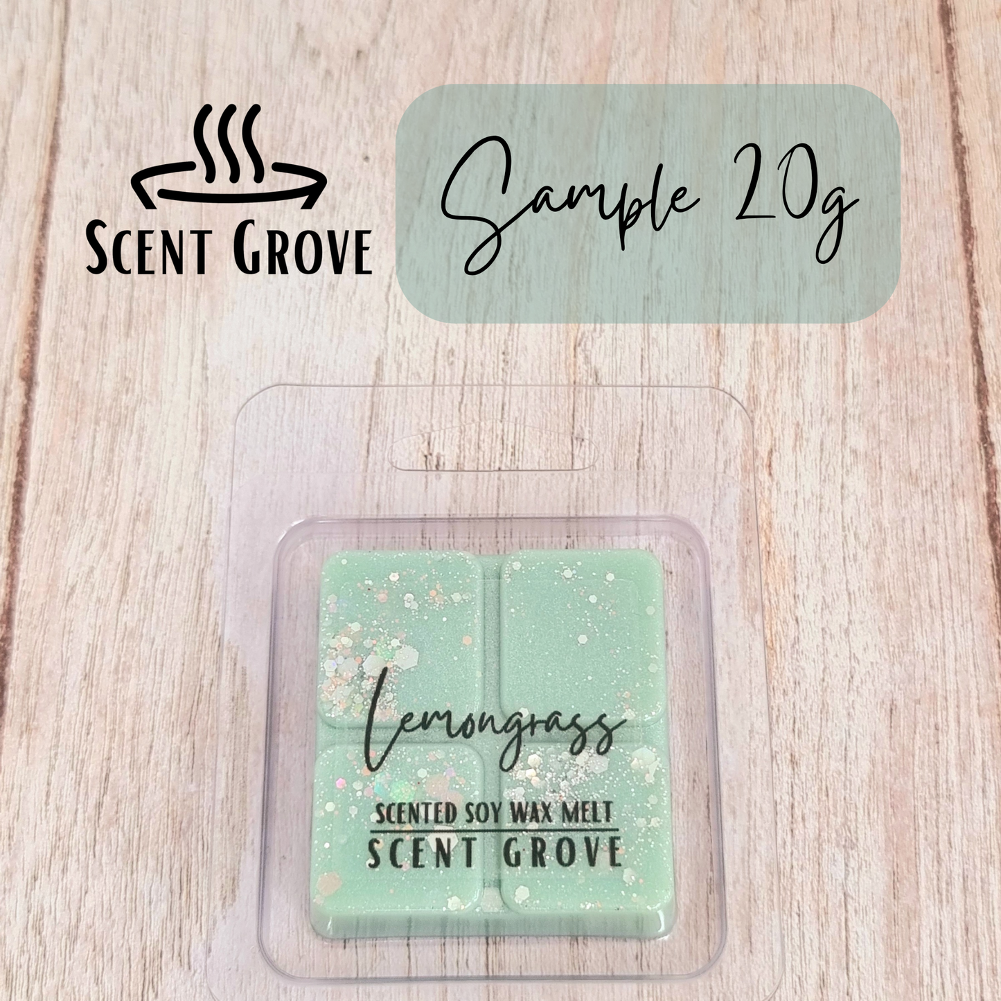Lemongrass scented soy wax melt