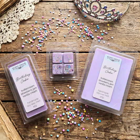 Birthday Cake scented soy wax melt
