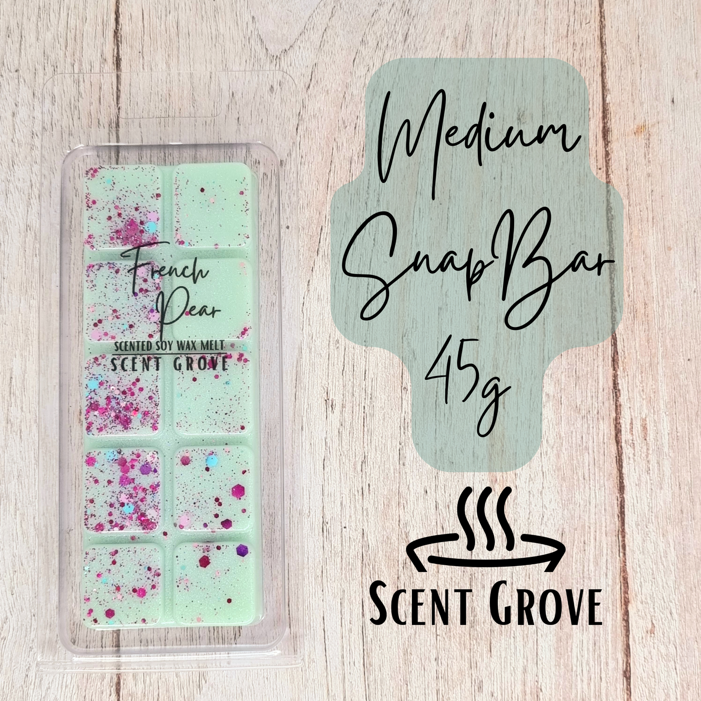 French Pear scented soy wax melt