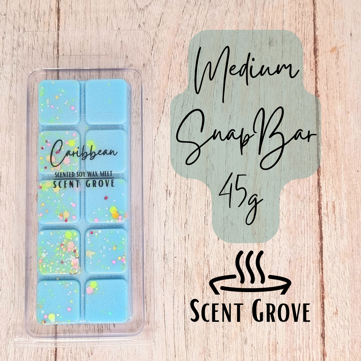 Caribbean inspired soy wax melt