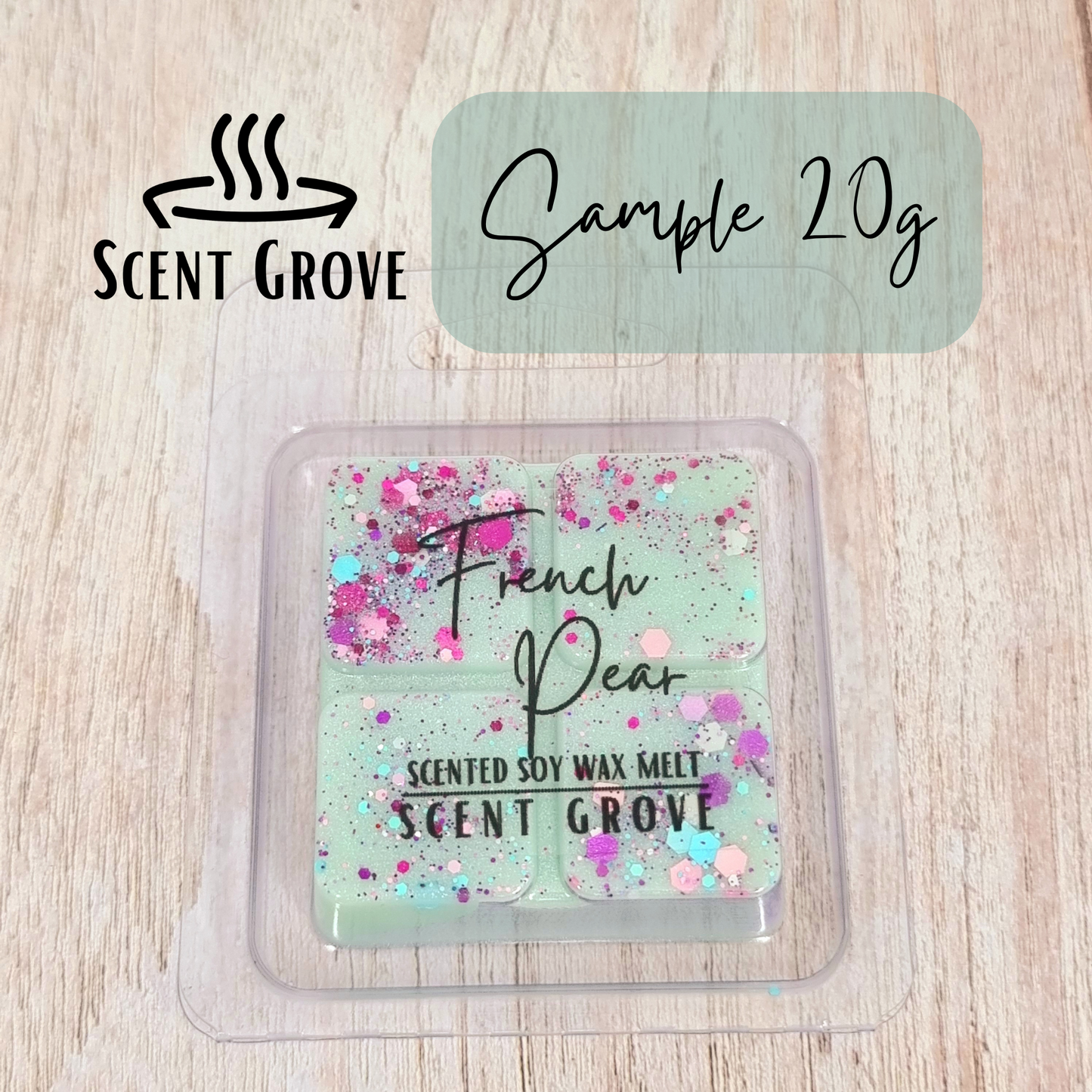 French Pear scented soy wax melt