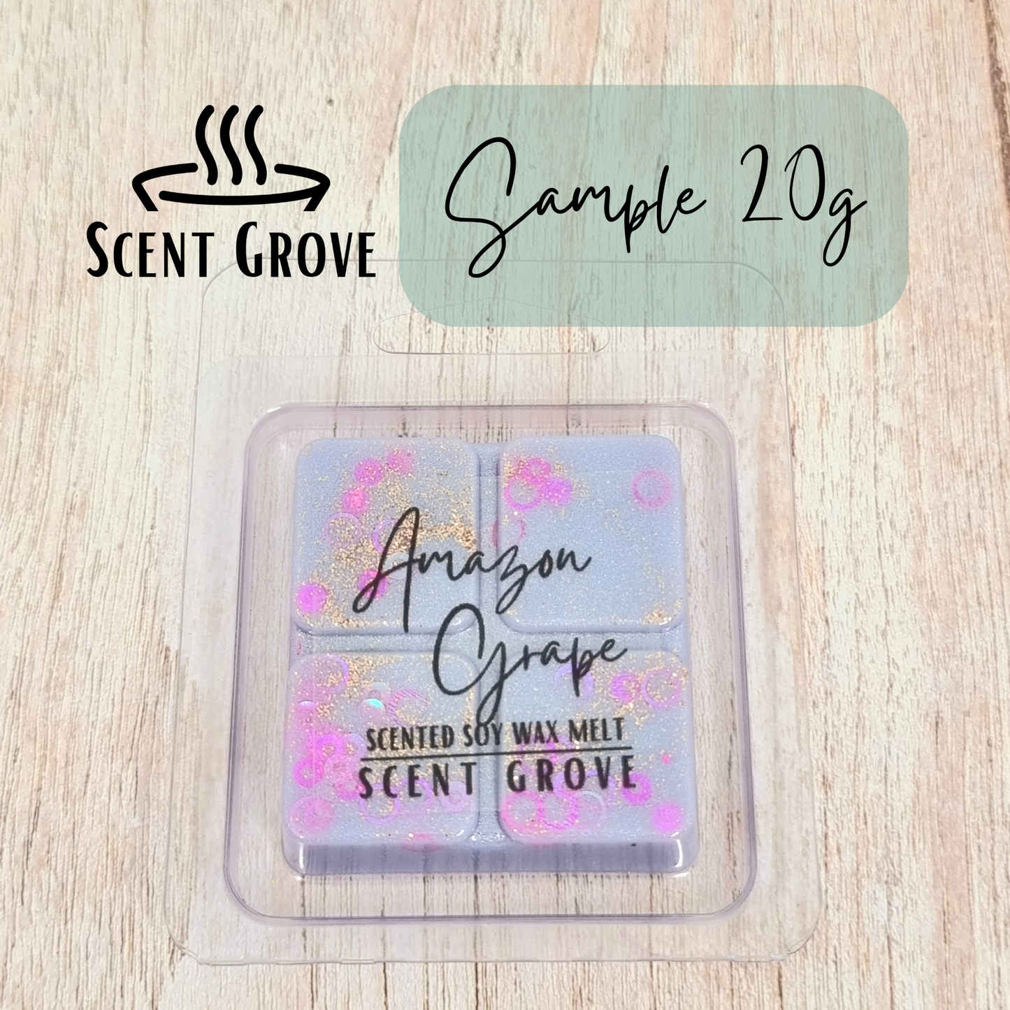 Amazon Grape scented soy wax melt