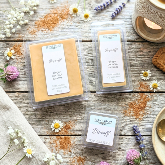 Biscoff scented soy wax melt