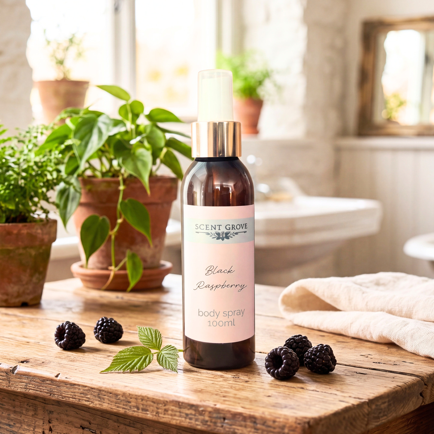 Black Raspberry scented body mist spray 100ml