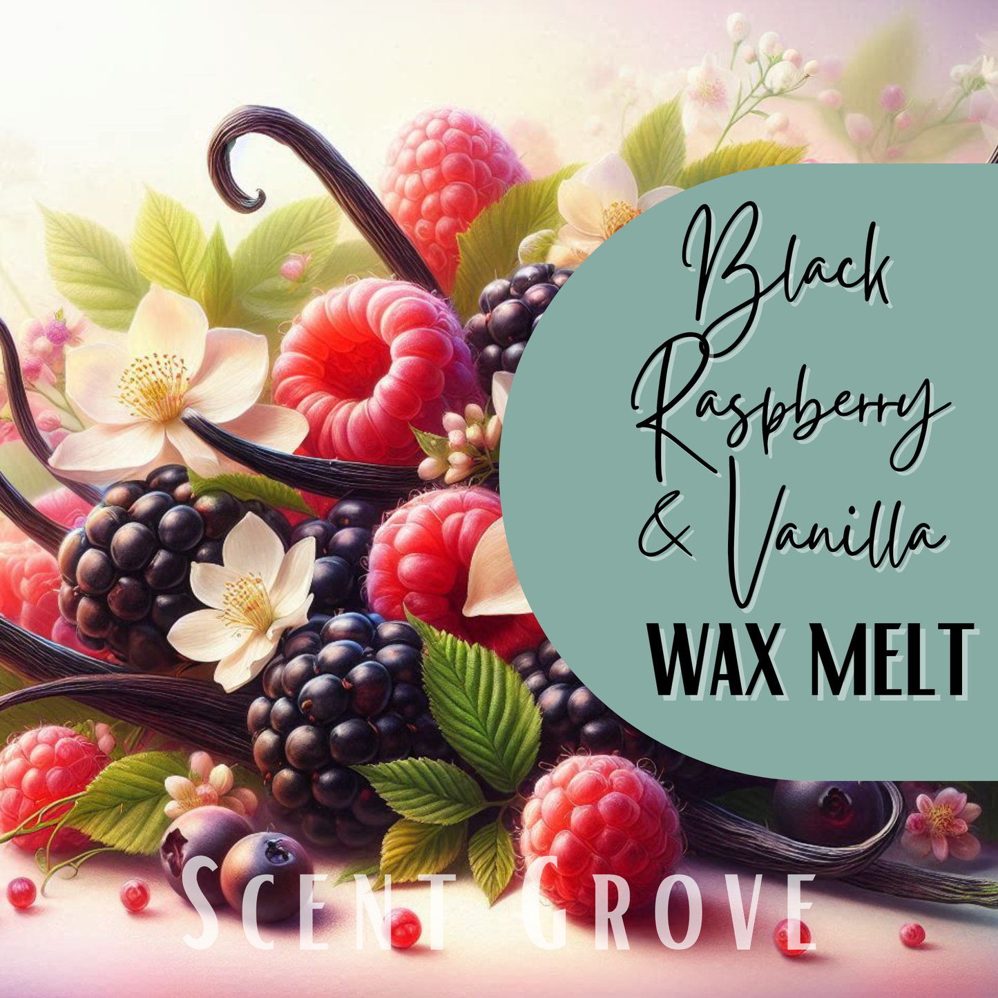 Black Raspberry & Vanilla soy wax melt