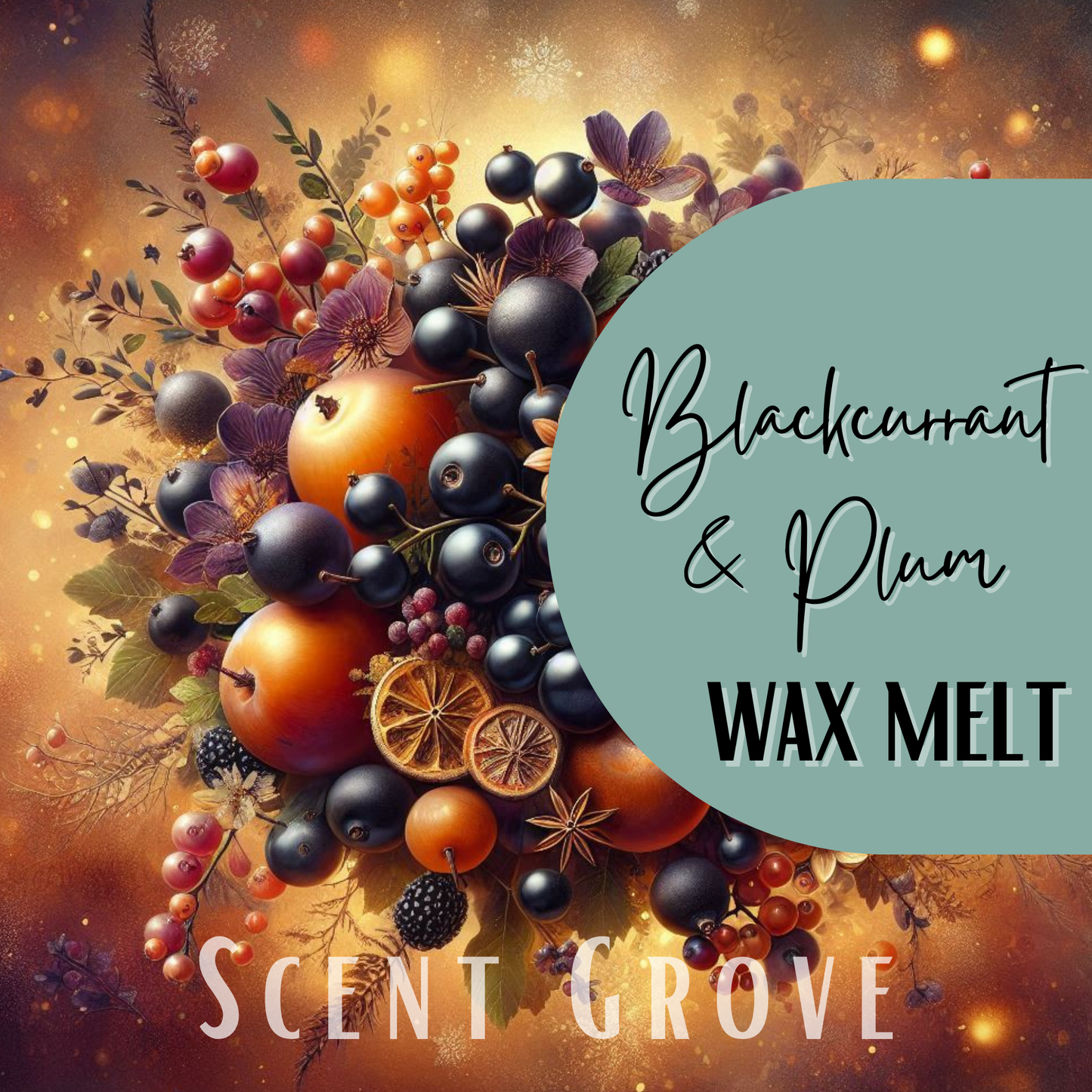 Blackcurrant & Plum soy wax melt
