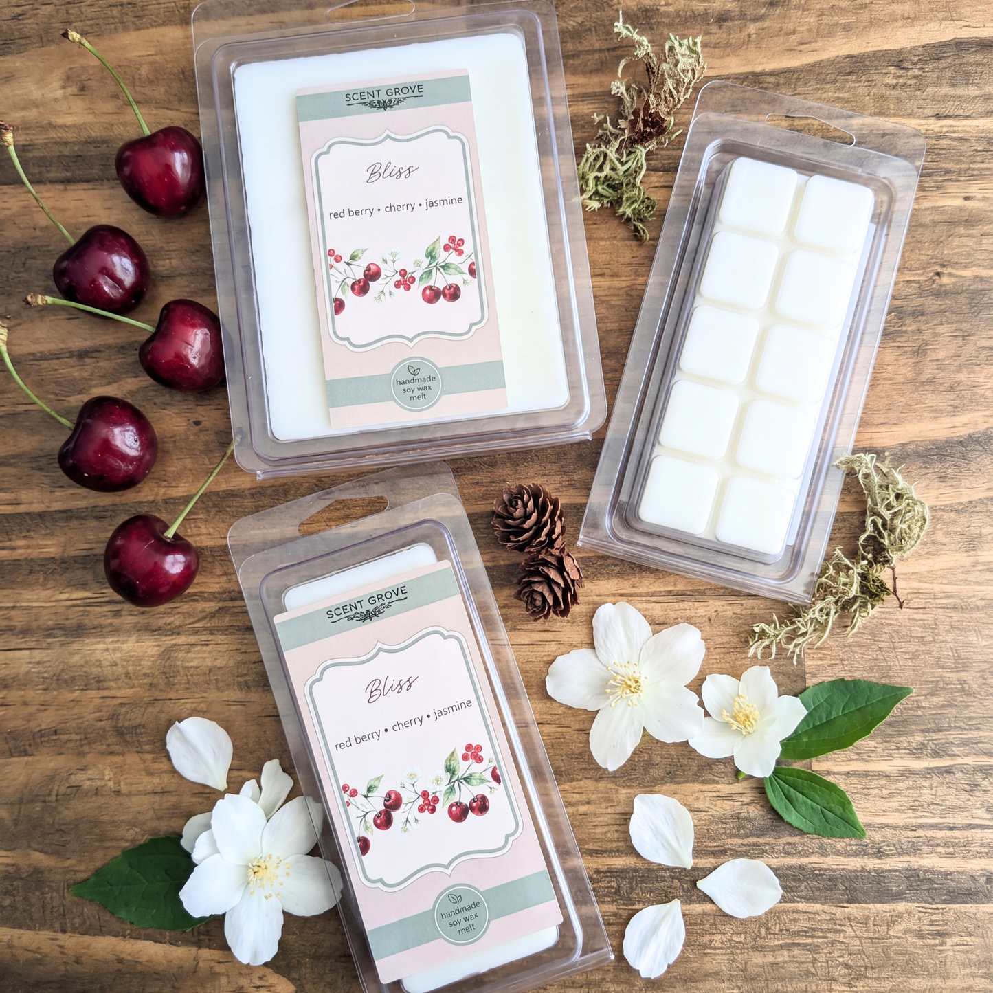 Bliss scented soy wax melt