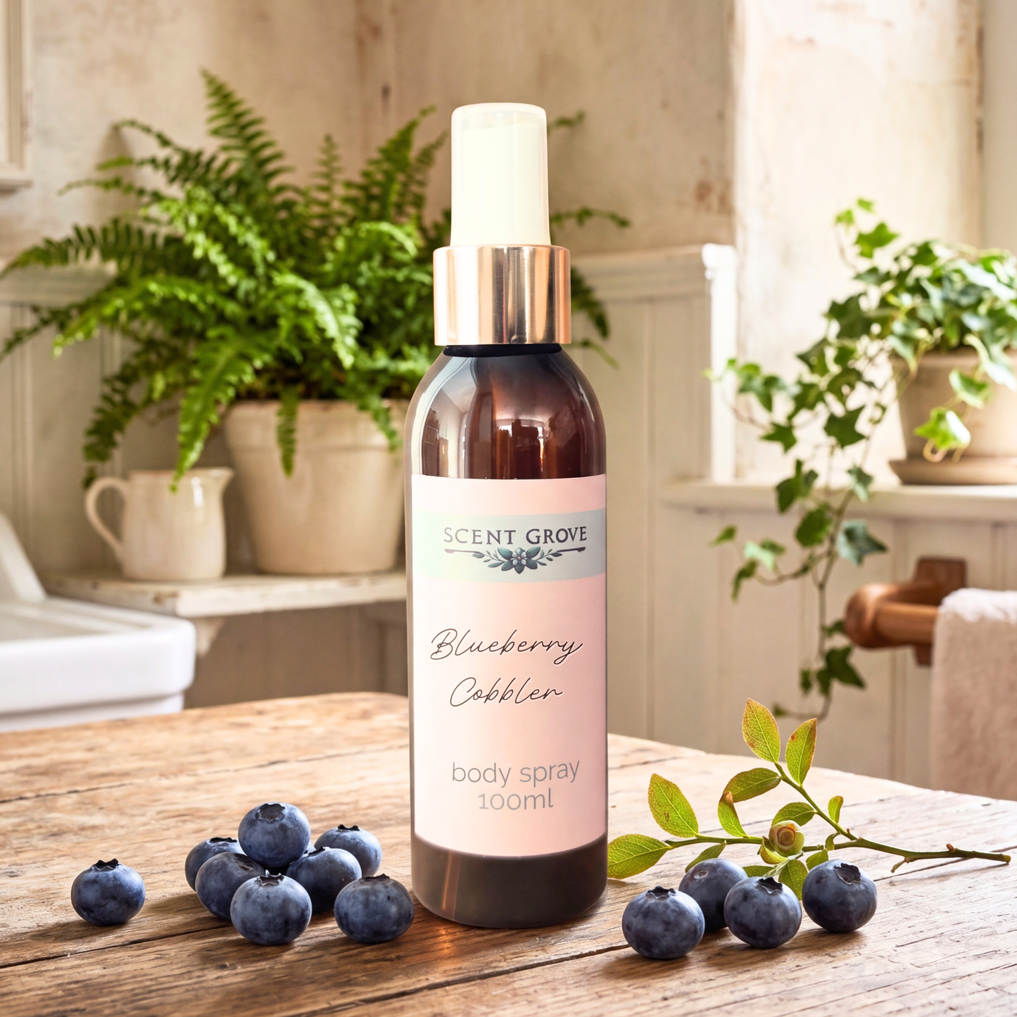 Blueberry Cobbler scented body mist spray 100ml