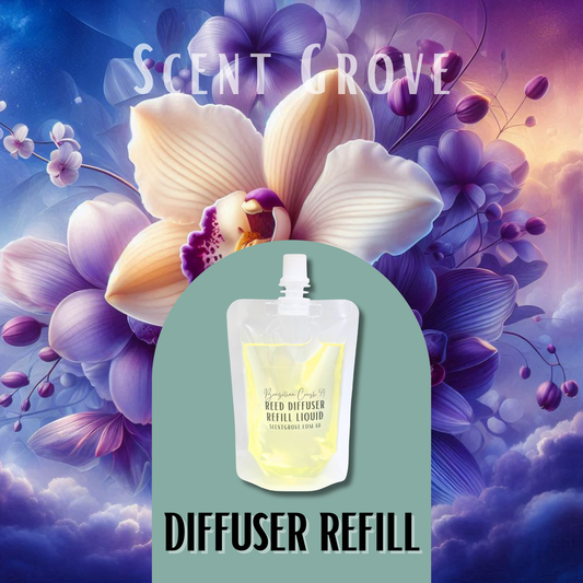 Brazilian Crush 59 Scented Diffuser Liquid Refill 100ml Clear Pouch