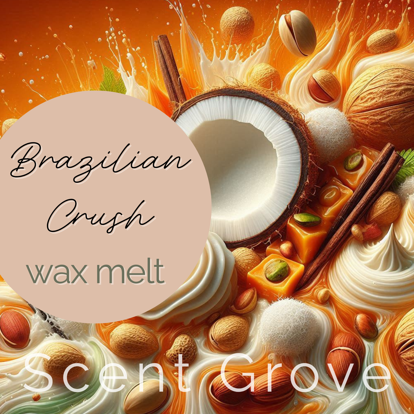 Brazilian Crush scented soy wax melt