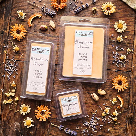 Brazilian Crush scented soy wax melt