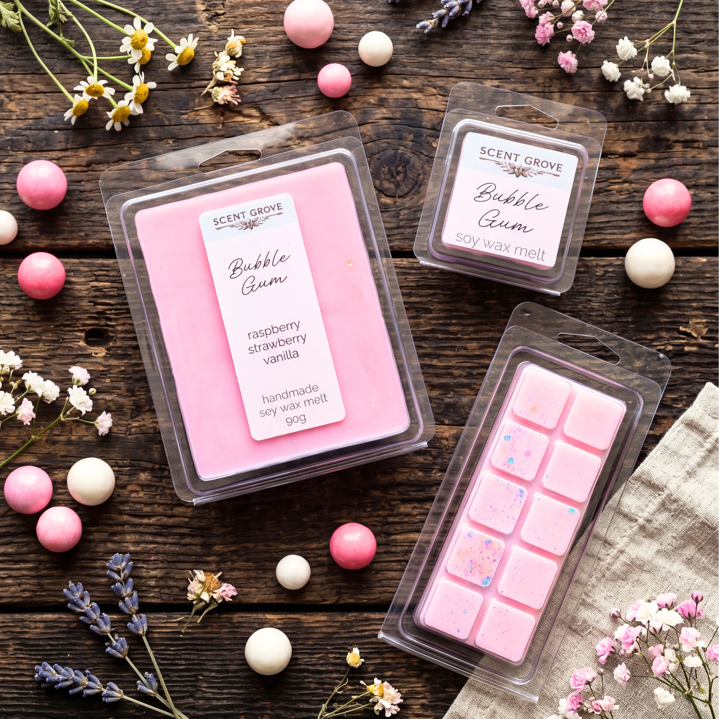 Bubblegum soy wax melt