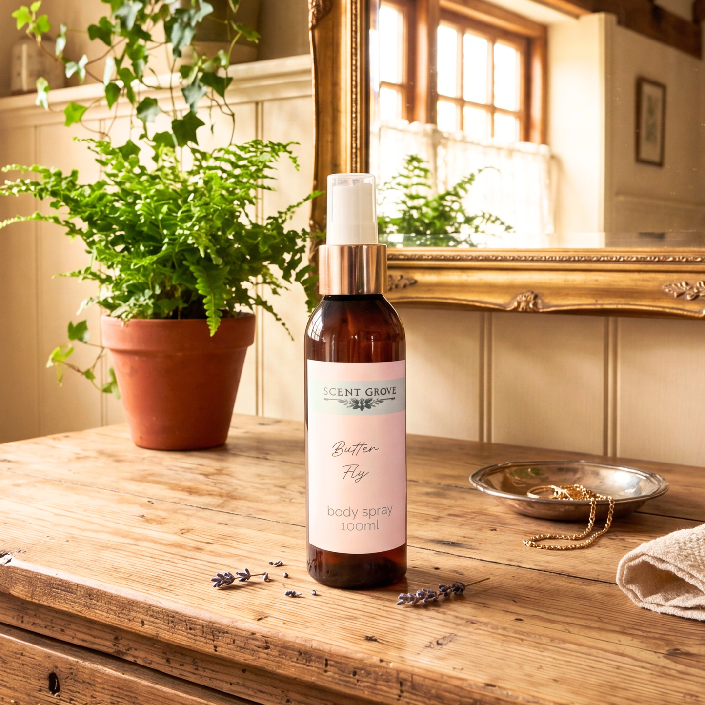 Butterfly scented body mist spray 100ml