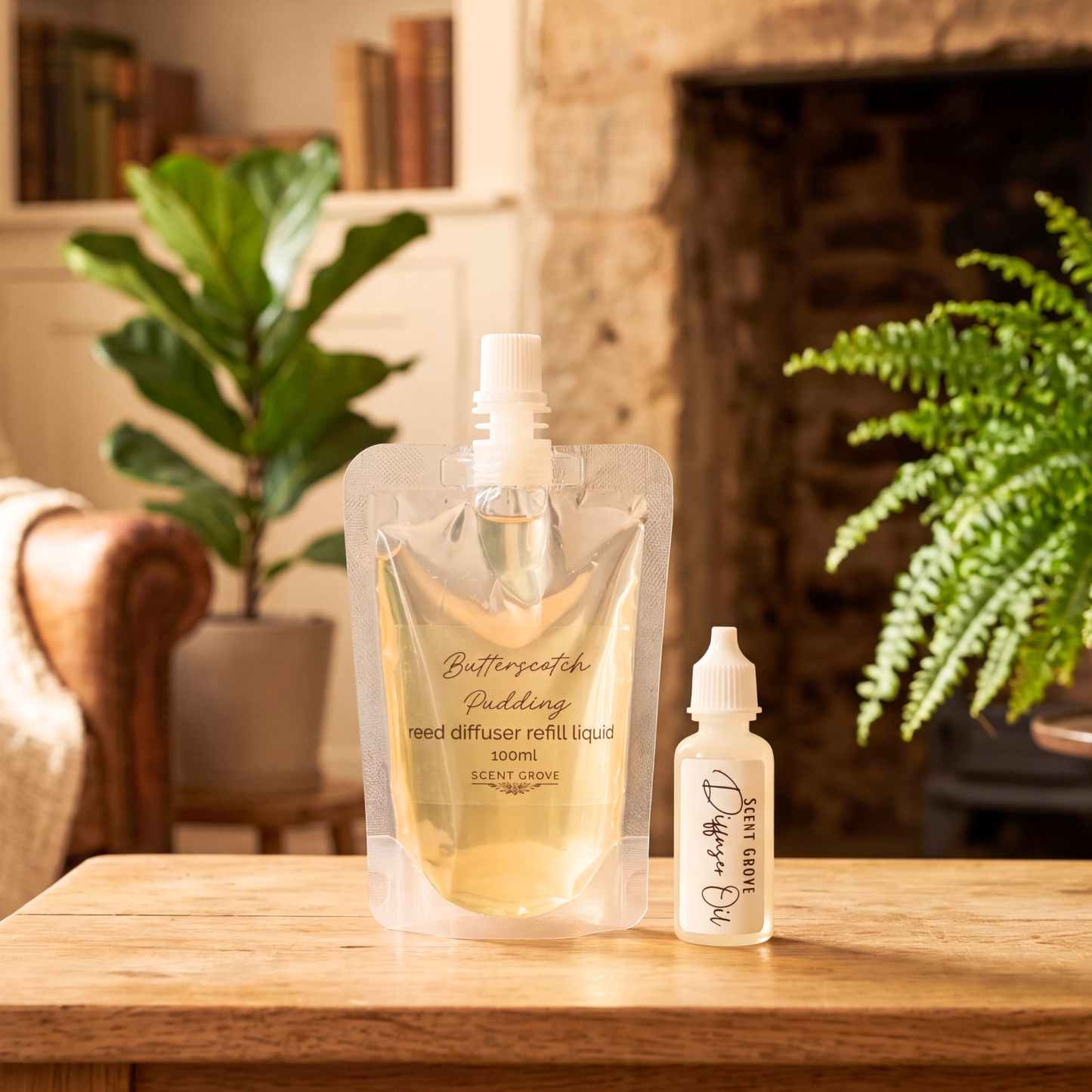 Butterscotch Pudding Scented Diffuser Refill Liquid