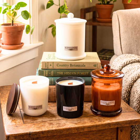 Birthday Cake scented Wood Wick Soy Candle