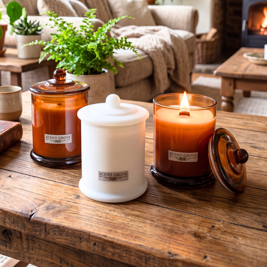 Amalfi Coast scented Wood Wick Soy Candle