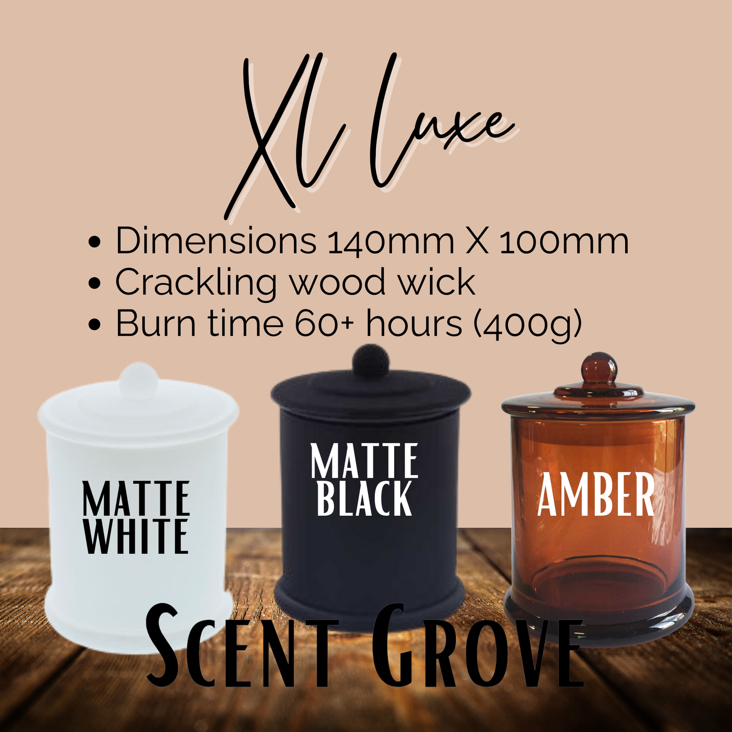 Santal 33 scented Wood Wick Soy Candle