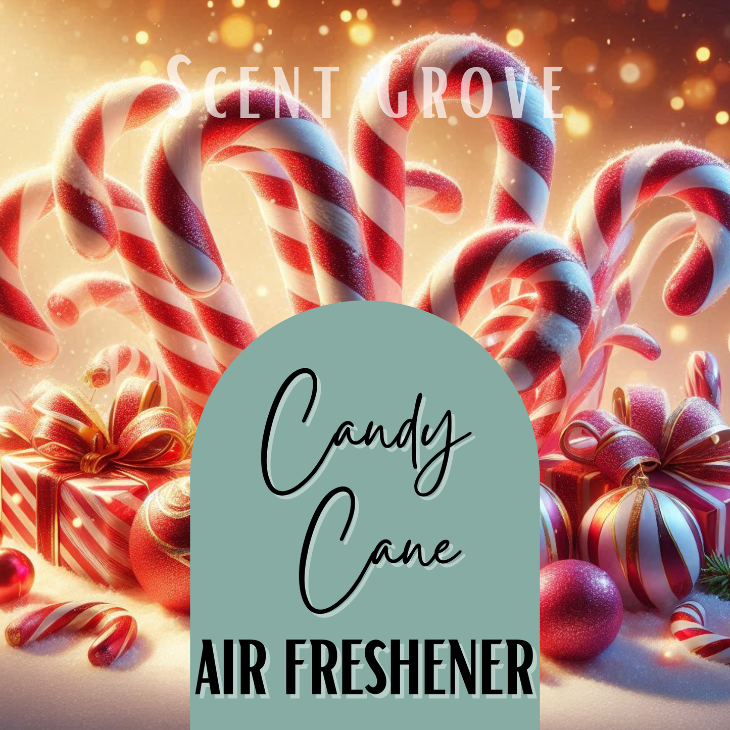 Candy Cane Scented Air Freshener Spray multi purpose for car, home, room