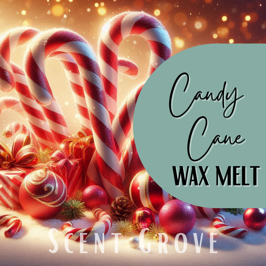 Candy Cane scented soy wax melt