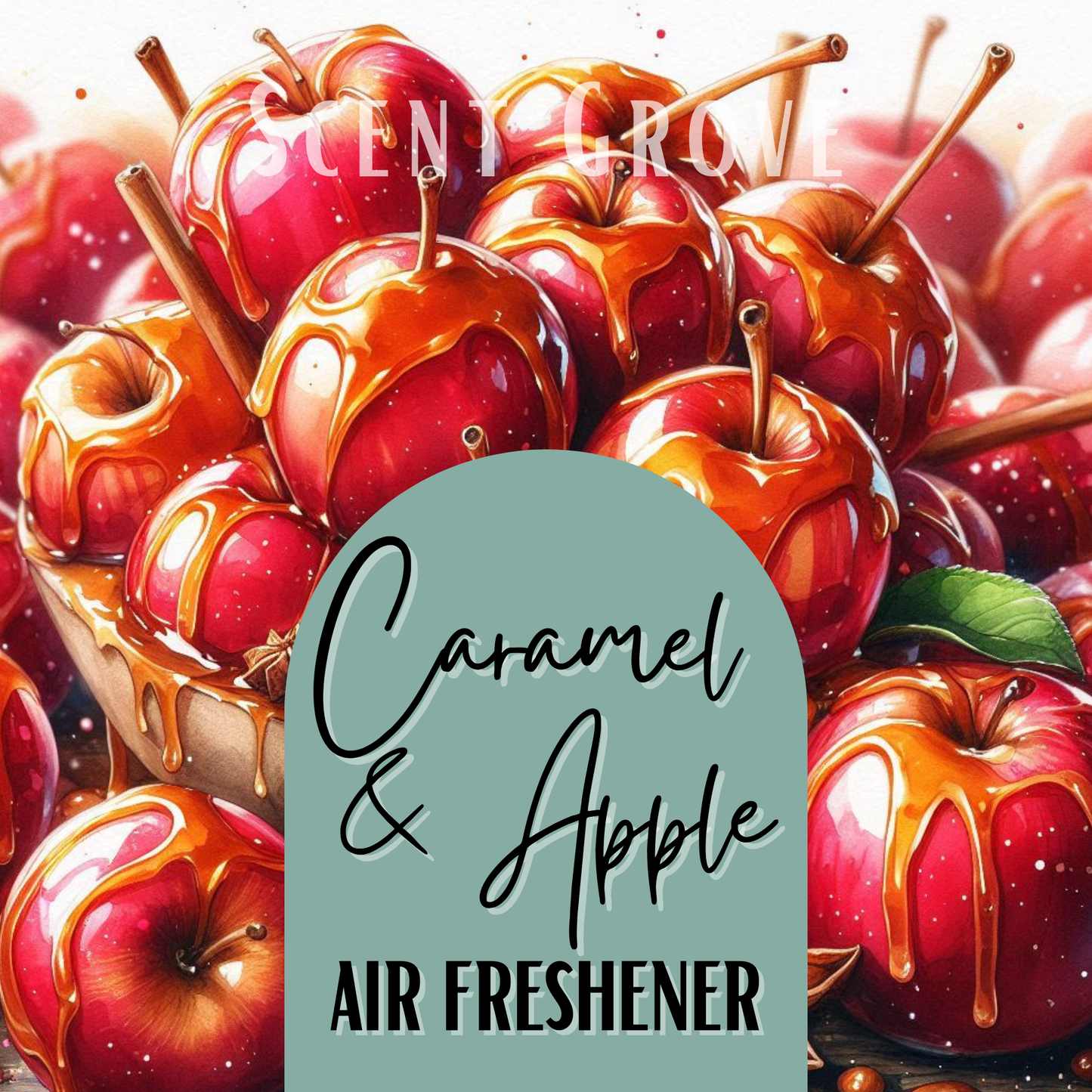 Caramel & Apple Scented Air Freshener Spray multi purpose for car, home, room
