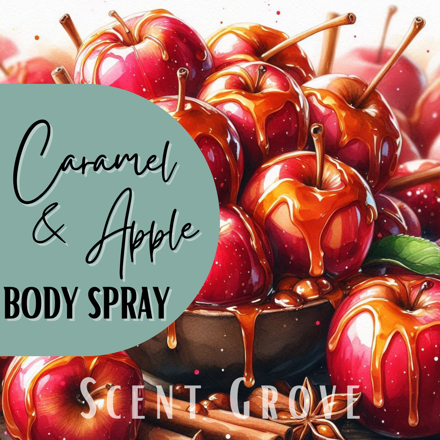 Caramel & Apple scented body mist spray 100ml