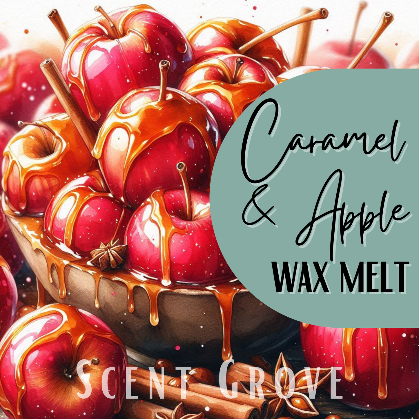 Caramel & Apple soy wax melt