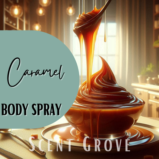 Caramel scented body mist spray 100ml