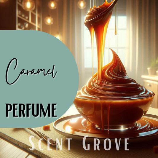 Caramel scented fine perfume mist