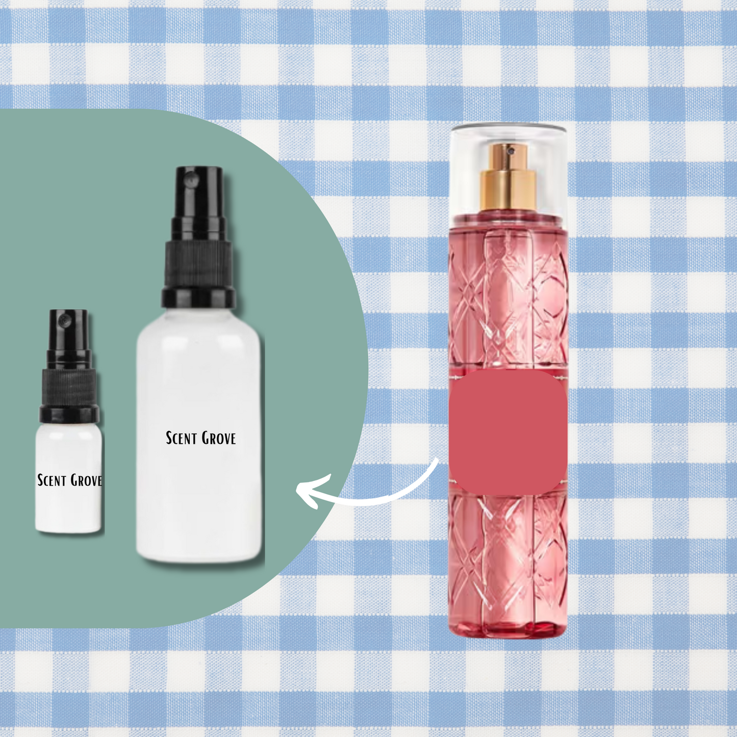 Champagne Toast scented fine perfume mist
