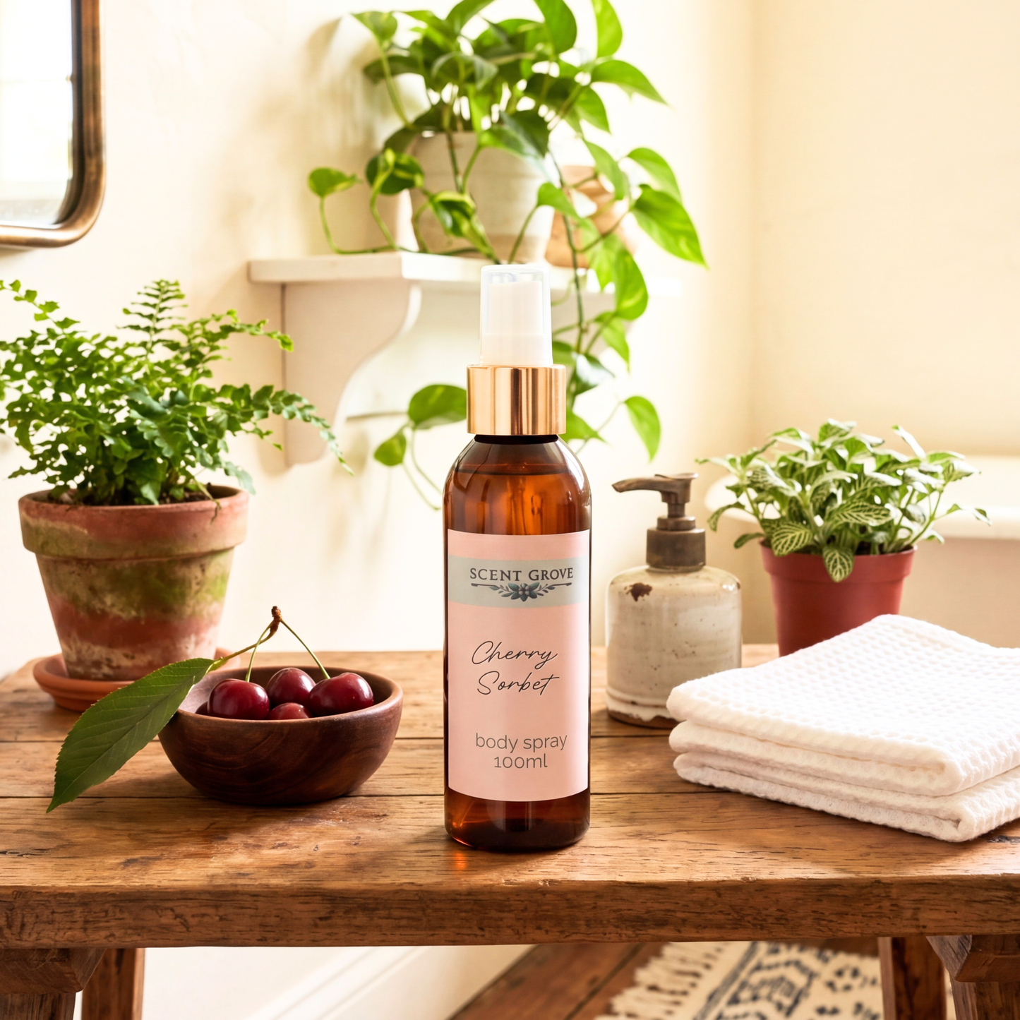 Cherry Sorbet scented body mist spray 100ml
