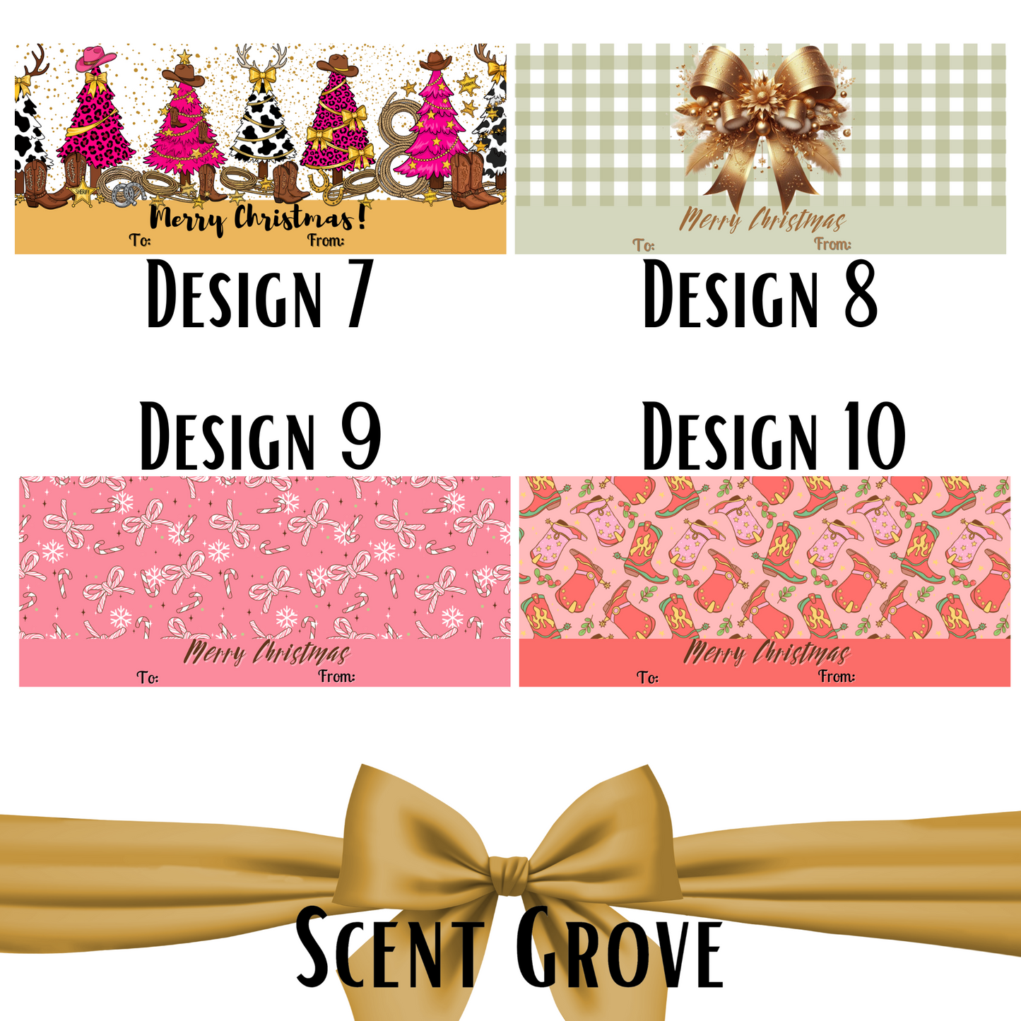 Personalized Name Candle christmas XL white wood wick 400 gram