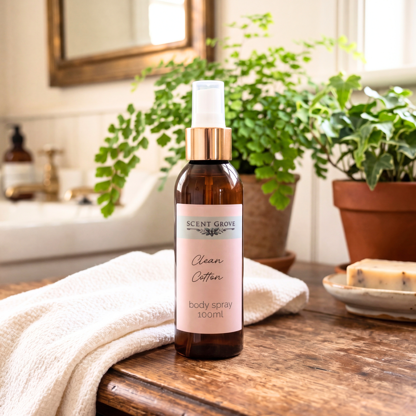 Clean Cotton scented body mist spray 100ml