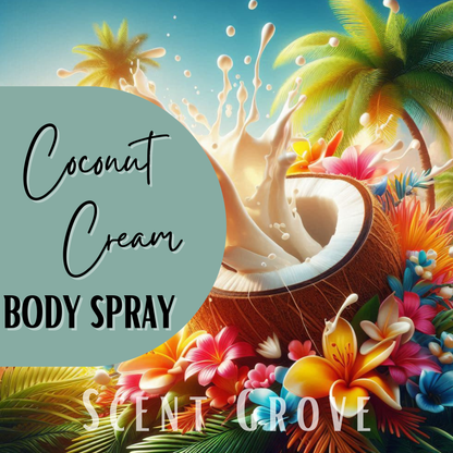Coconut Cream scented body mist spray 100ml