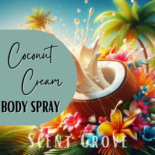 Coconut Cream scented body mist spray 100ml