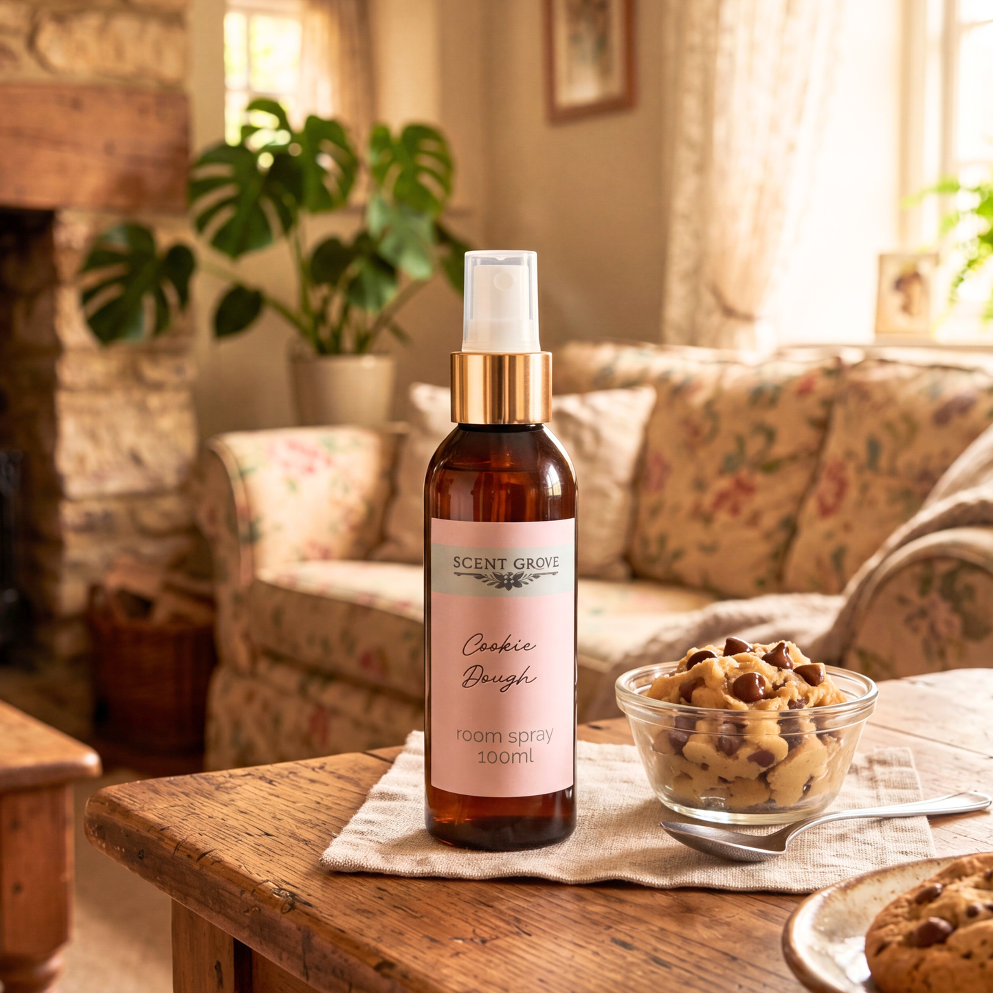 Cookie Dough Scented Room Spray Air Freshener multi purpose for car, home, room