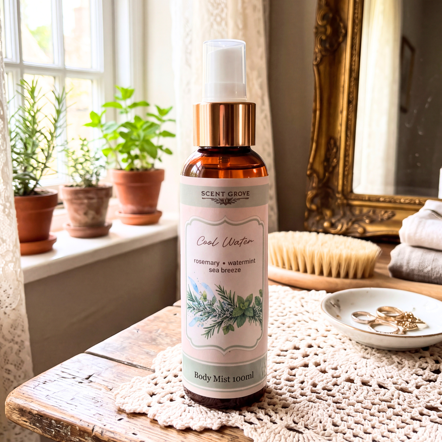 Cool Water scented body mist spray 100ml