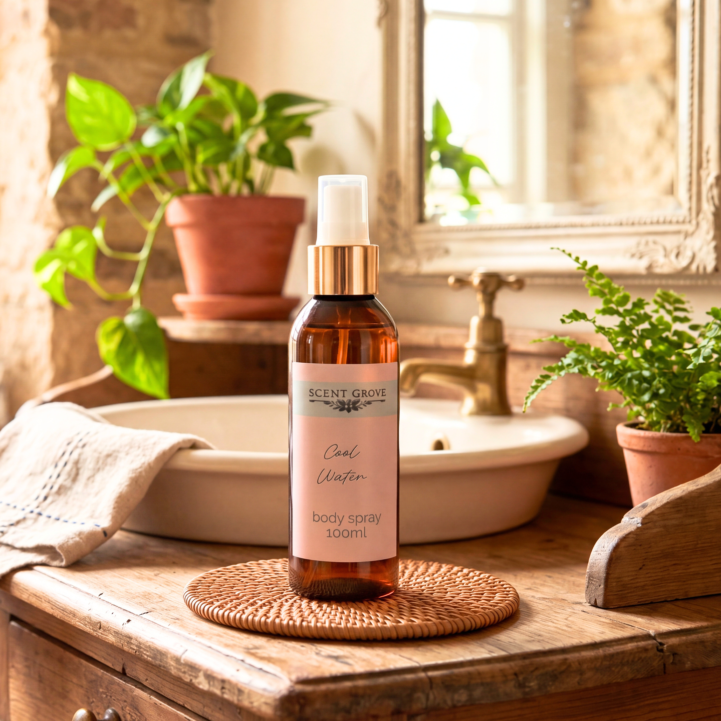 Cool Water scented body mist spray 100ml