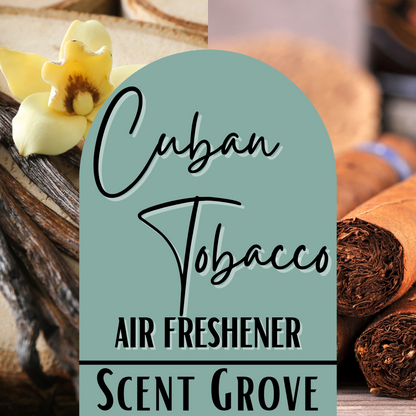 Cuban Tob-acco Scented Air Freshener Spray multi purpose for car, home, room