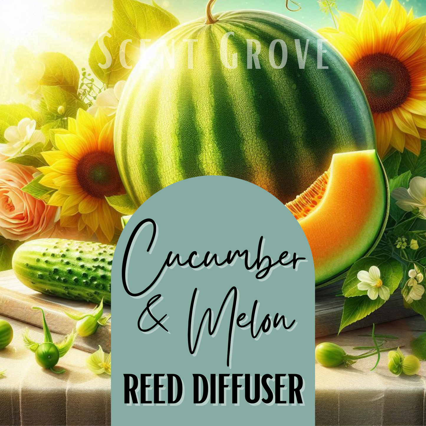 Cucumber & Melon Scented Reed Diffuser 200ml