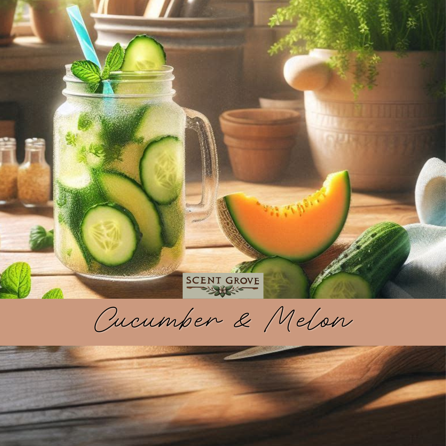 Cucumber & Melon Scented Reed Diffuser 200ml