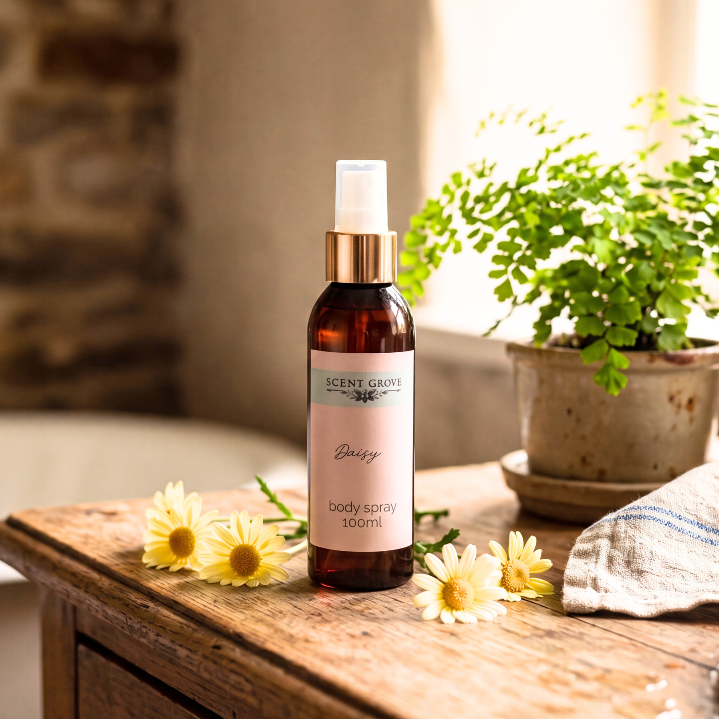 Daisy scented body mist spray 100ml