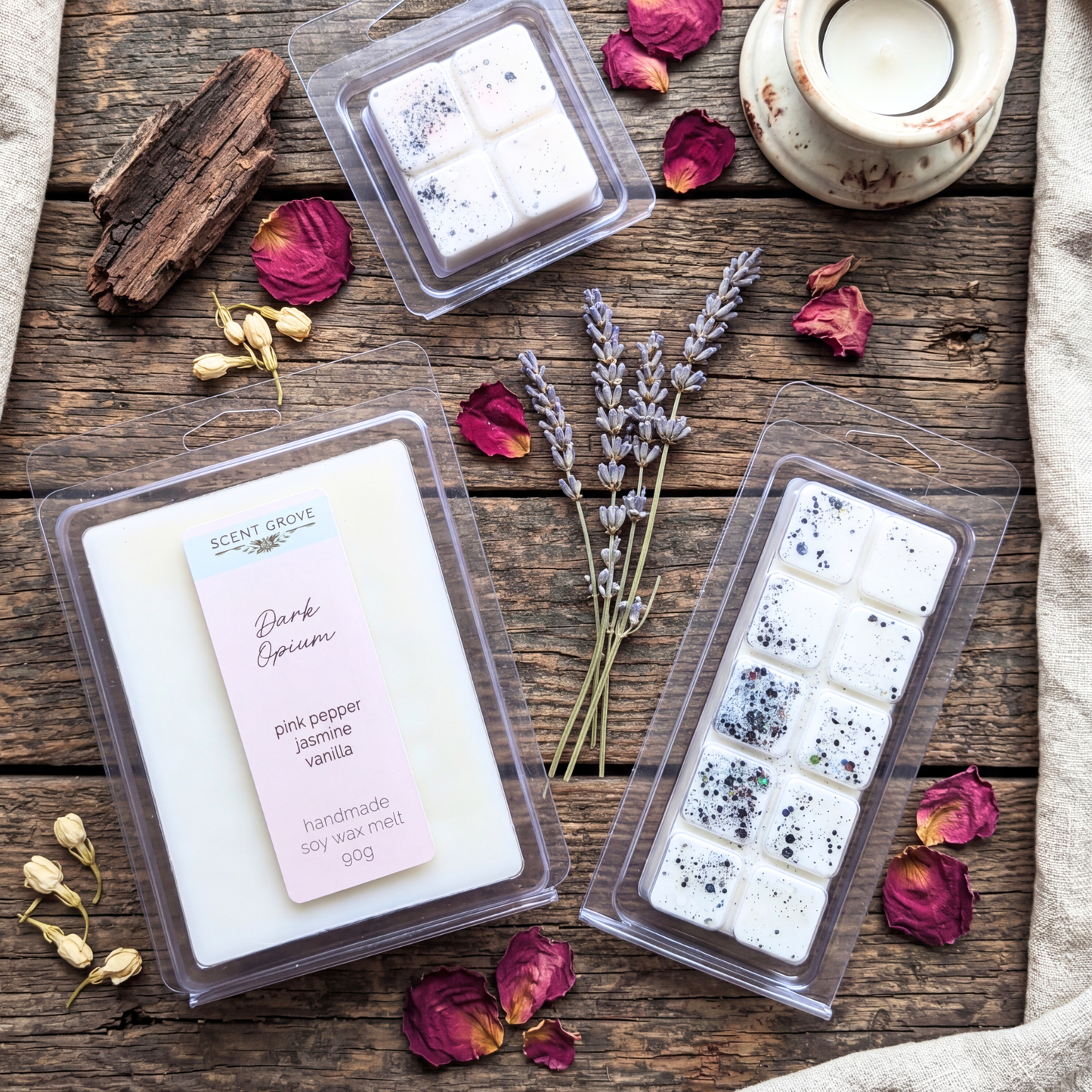 Dark O*ium type soy wax melt