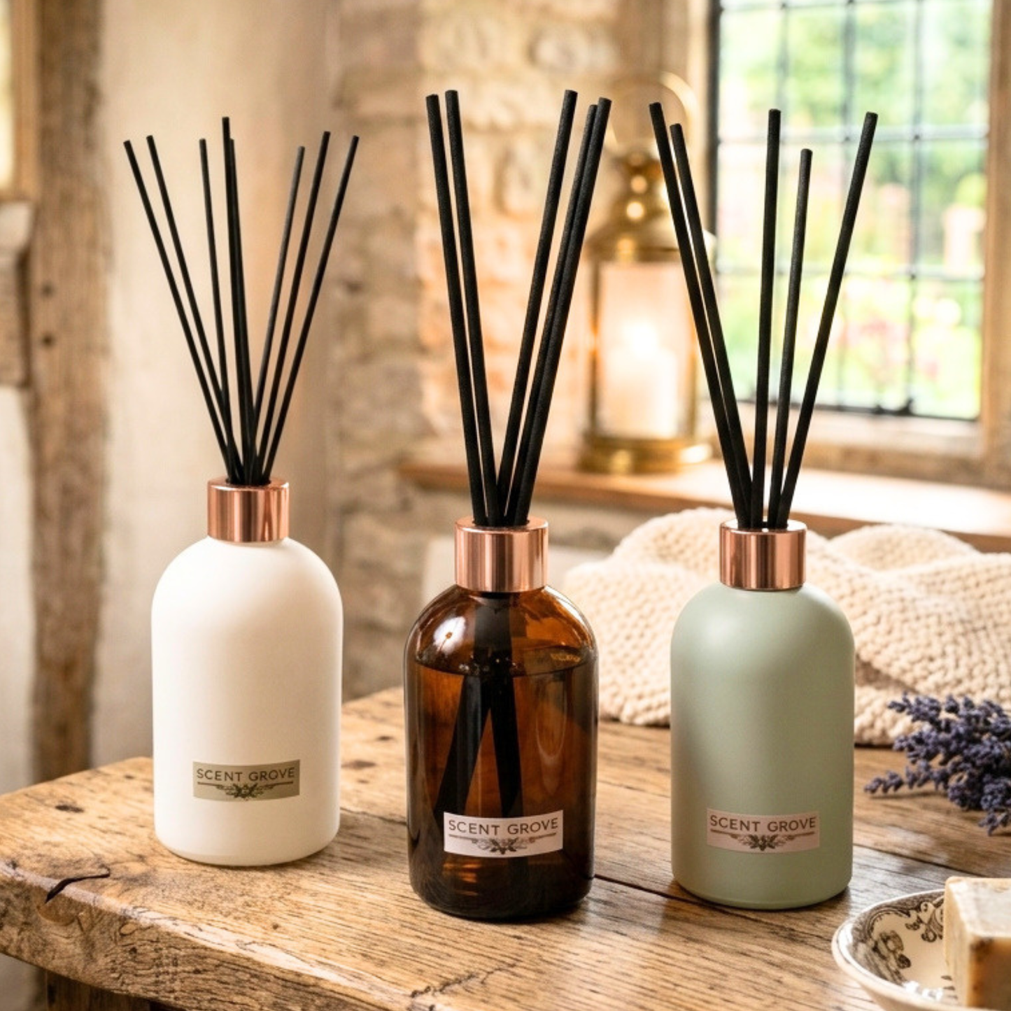 Peppermint Candy Apple Scented Reed Diffuser 200ml