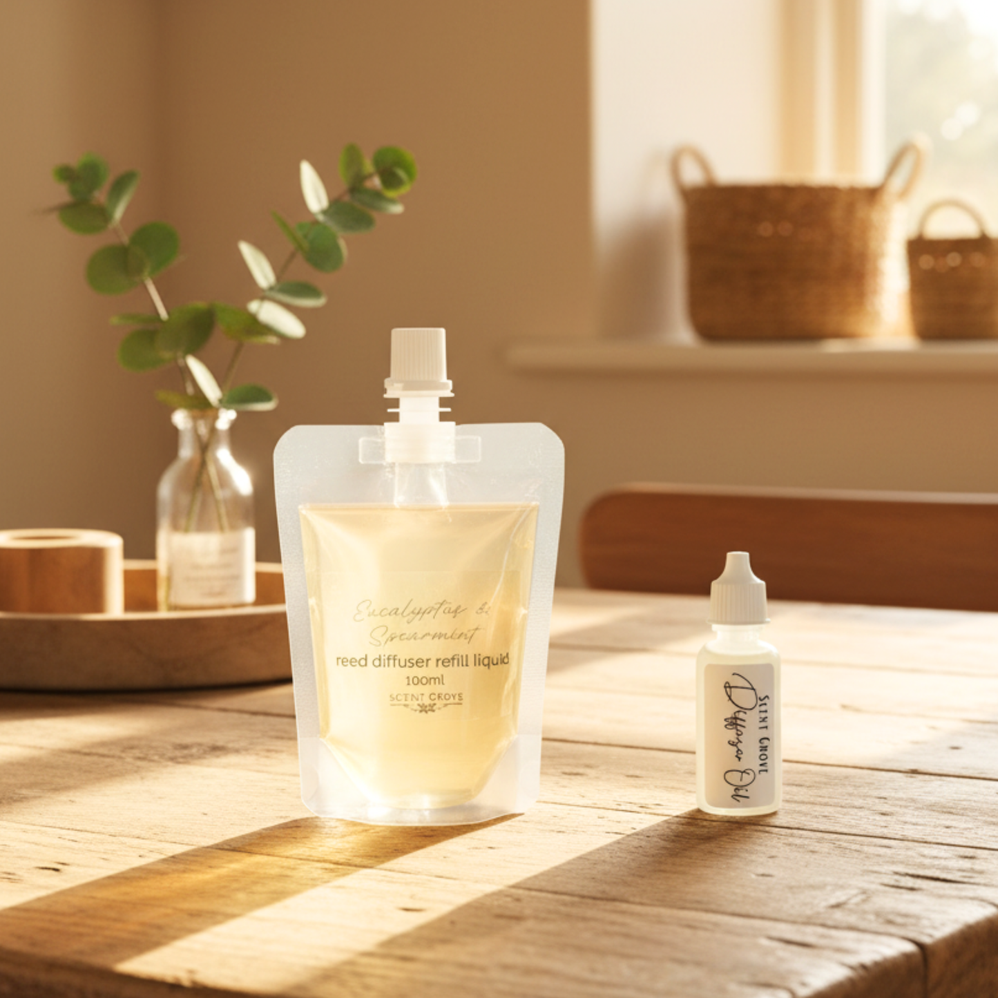 Eucalyptus & Spearmint Scented Diffuser Refill Liquid