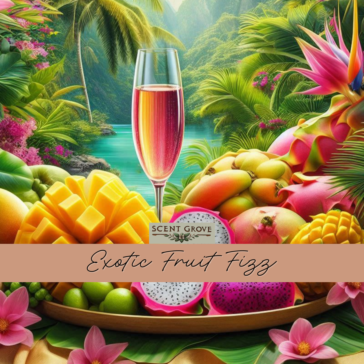 Exotic Fruit Fizz scented body mist spray 100ml
